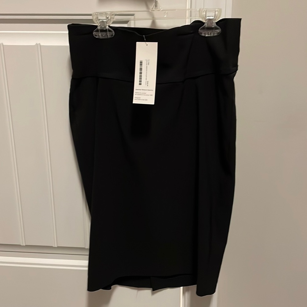 Japanese Weekend Black maternity pencil skirt size S